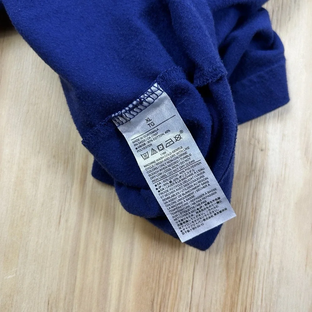 Banana Republic Men's XL Royal Blue Premium Wash Short Sleeve T Shirt
